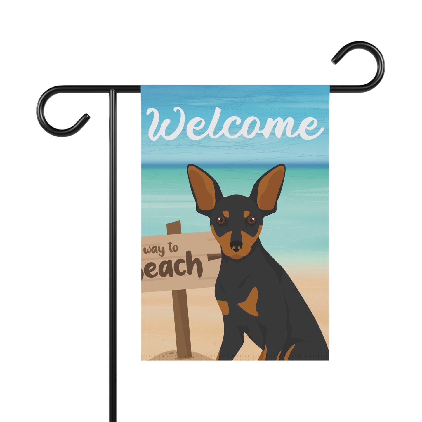 Miniature Pinscher Dog Garden Flag