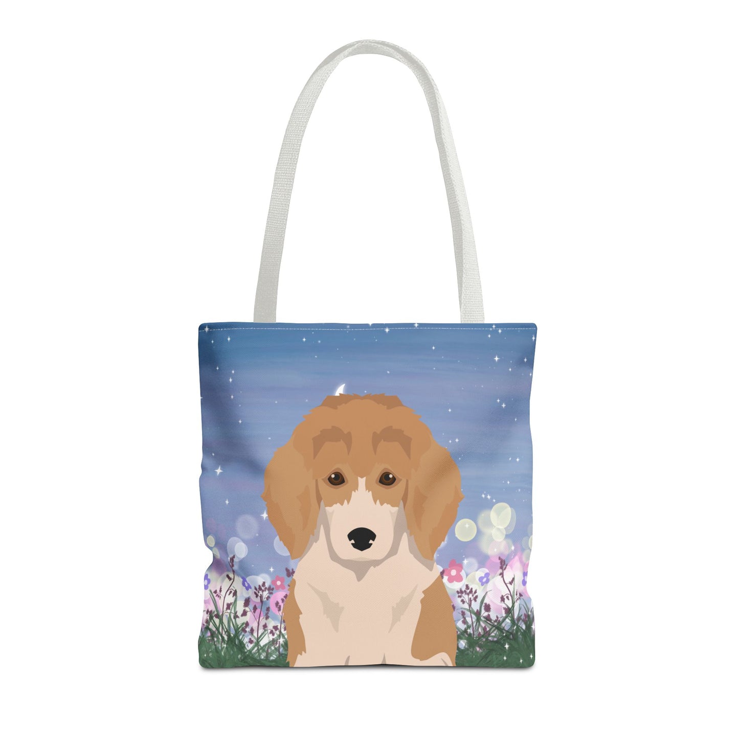 Poodle Dog Tote Bag 16x16