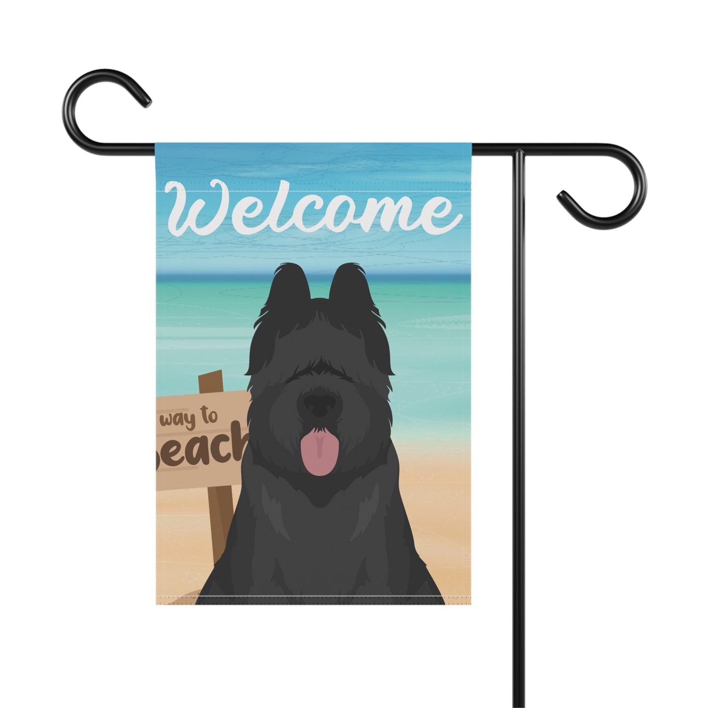Briard Dog Garden Flag