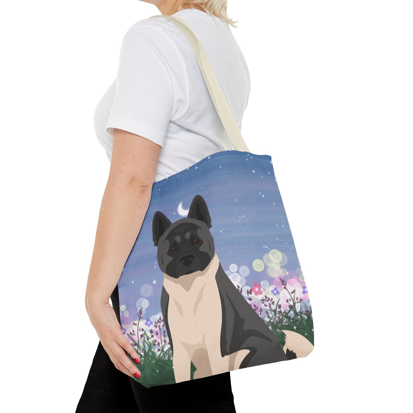 American Akita Dog Tote Bag 16x16