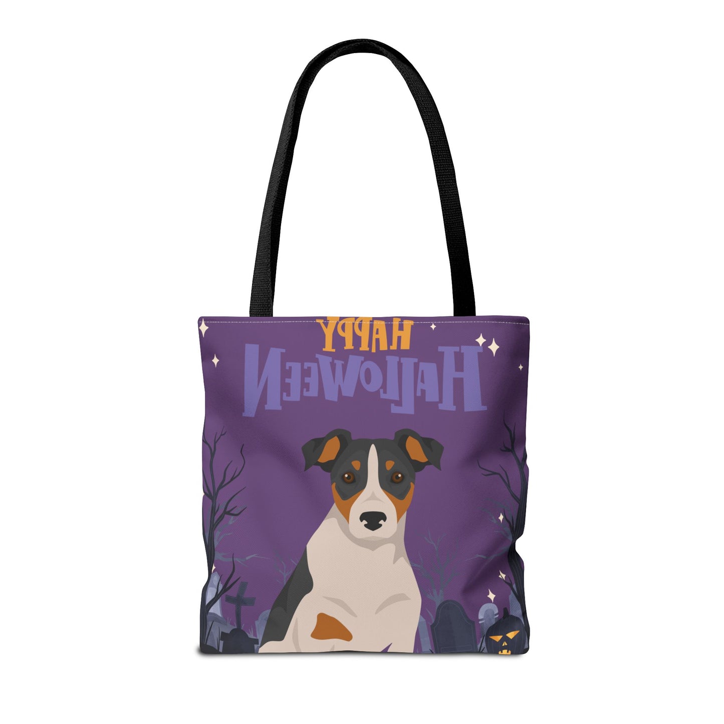 Parson Russell Terrier Dog Happy Halloween Tote Bag 16x16