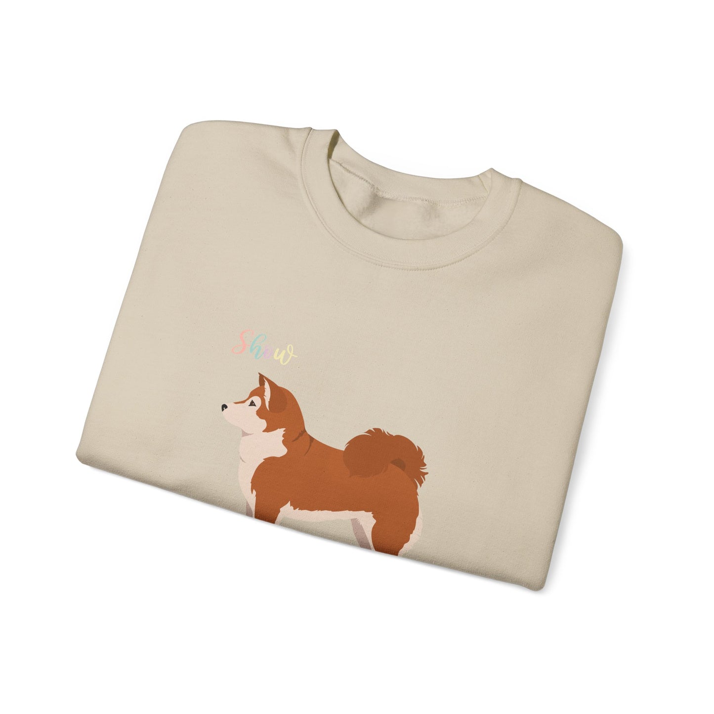Shiba Inu Dog Unisex Heavy Blend Crewneck Sweatshirt