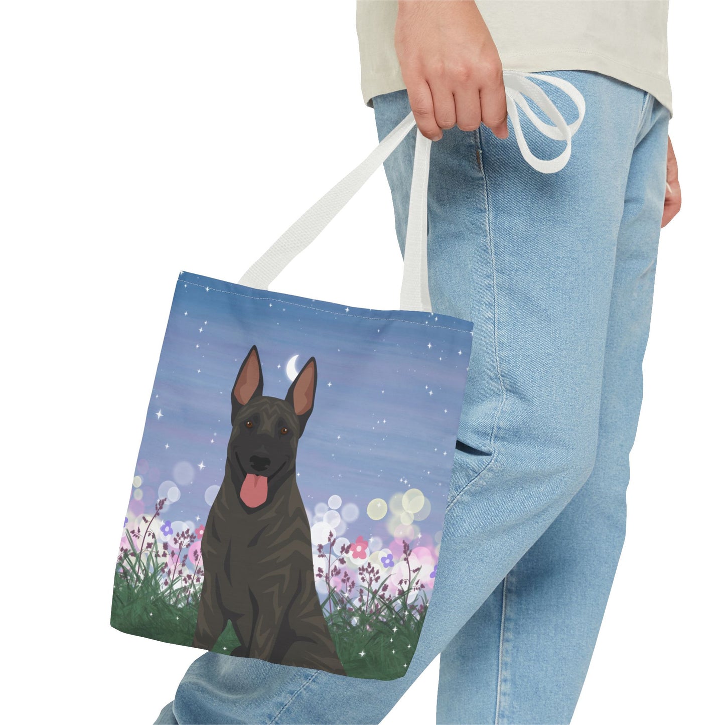 Dutch Shepherd Dog Tote Bag 13x13