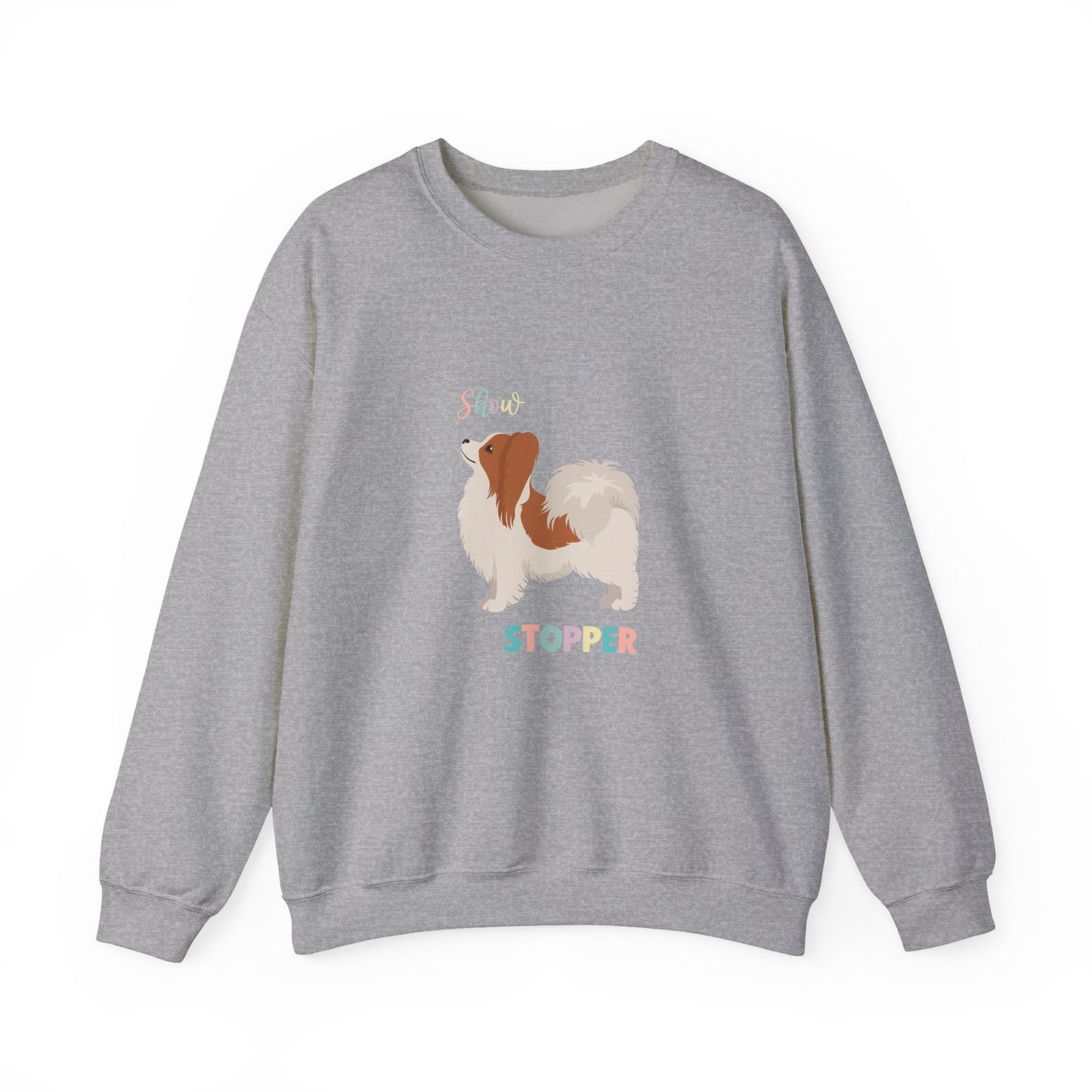 Papillon Dog Unisex Heavy Blend Crewneck Sweatshirt