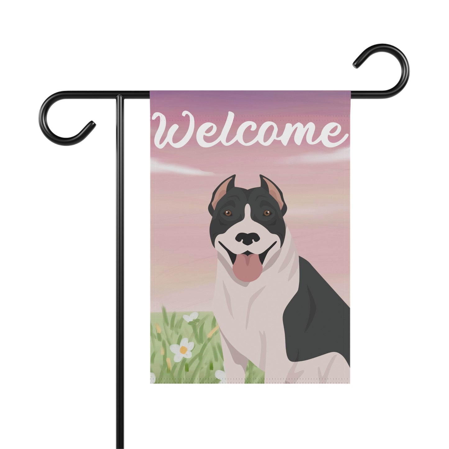 Pit Bull Dog Welcome Garden Flag