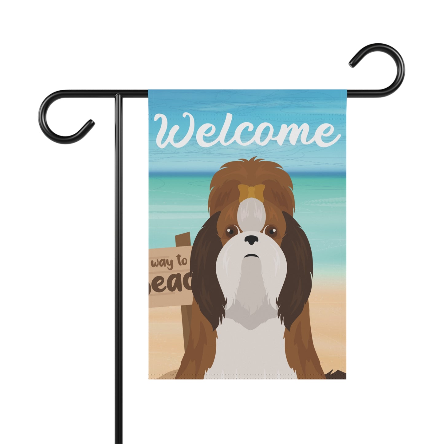 Shih Tzu Dog Garden Flag