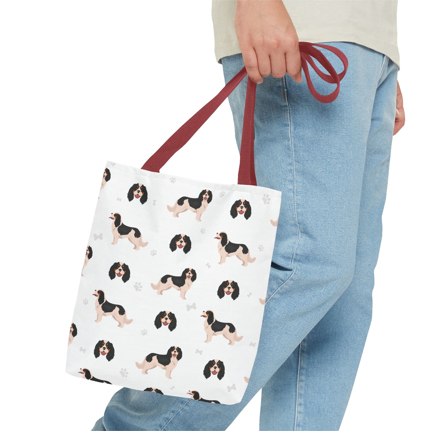 Cavalier King Charles Spaniel Dog Tote Bag