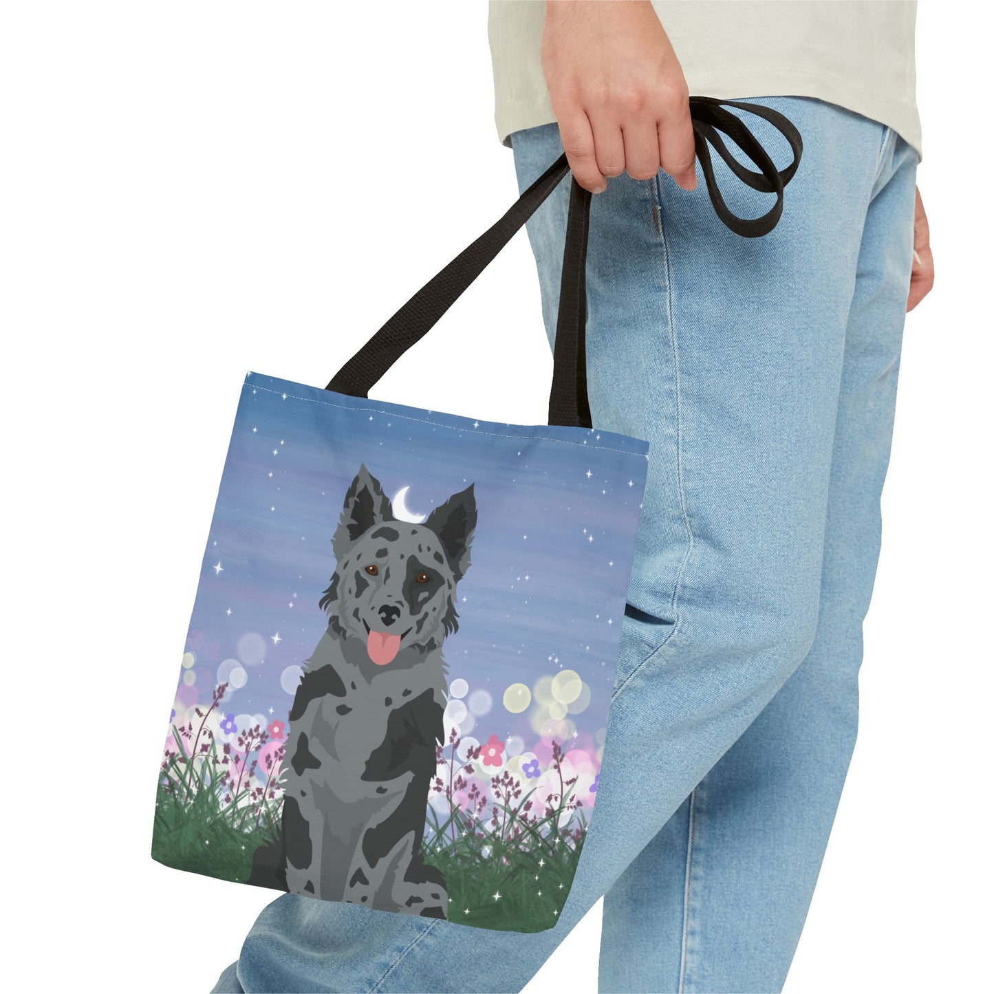 Mudi Dog Tote Bag 13x13