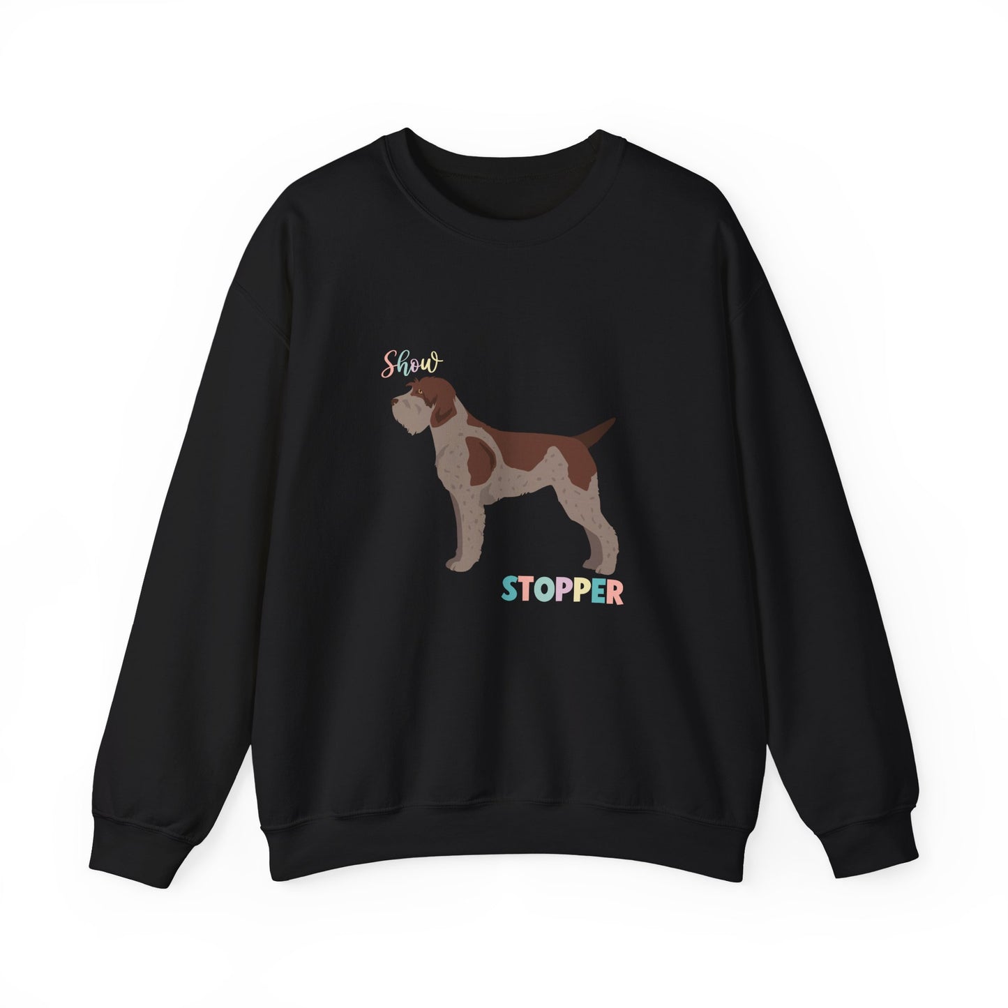 Wirehaired Pointer Griffon Dog Unisex Heavy Blend Crewneck Sweatshirt