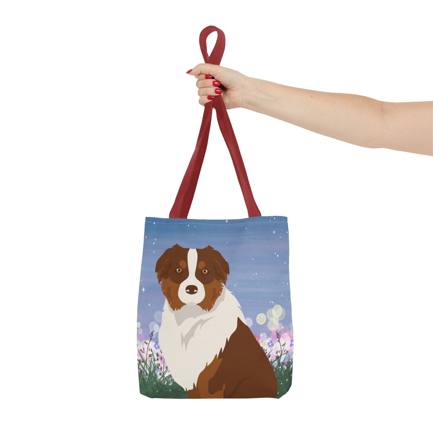 Australian Shepherd Dog Tote Bag 13x13