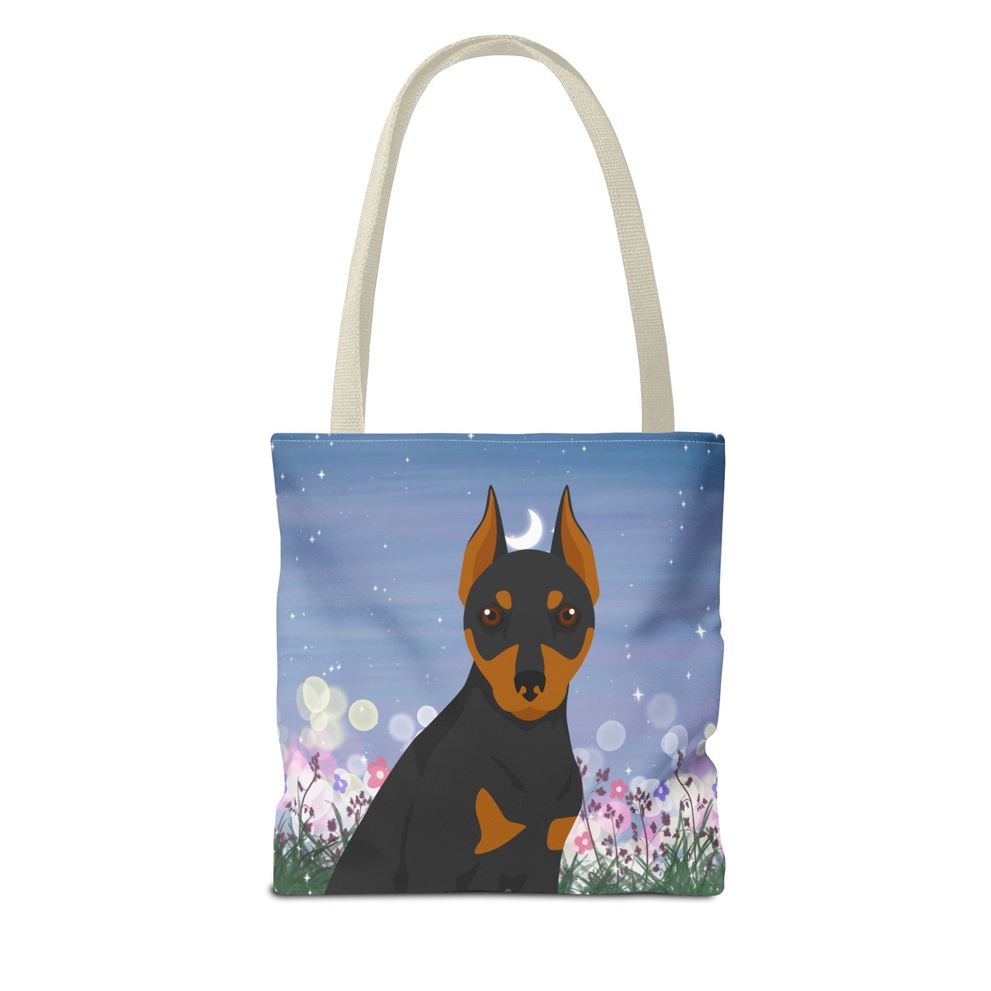 Miniature Pinscher Dog Tote Bag 13x13