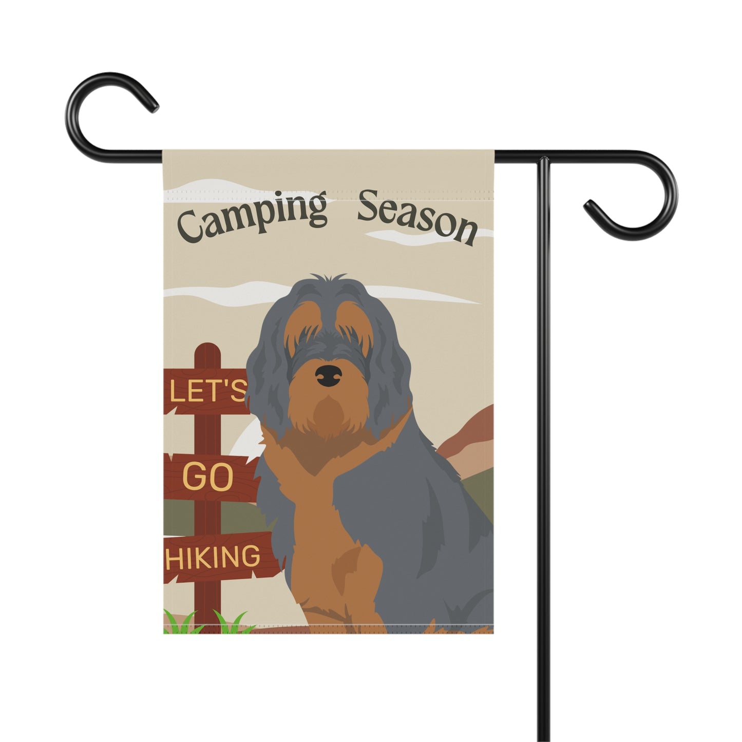 Otterhound Dog Camping Garden Flag