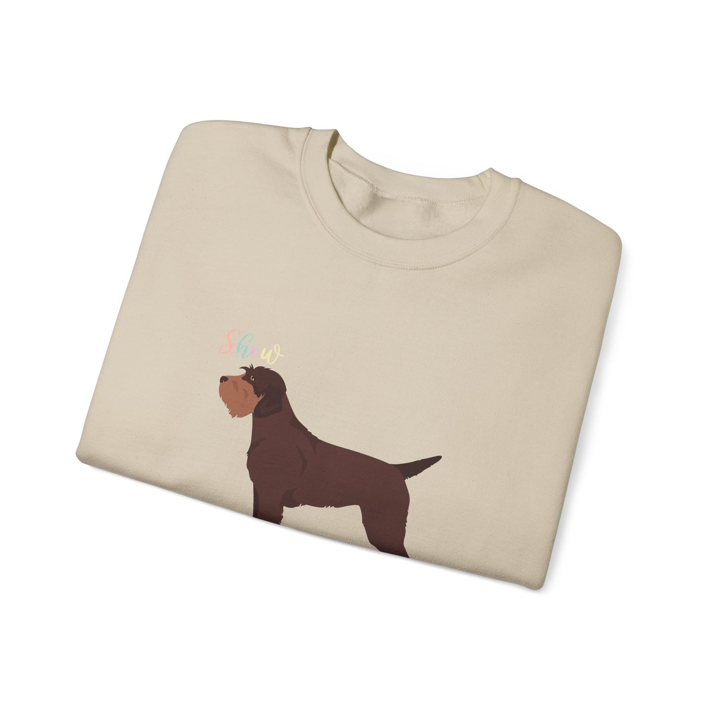 Wirehaired Pointer Griffon Dog Unisex Heavy Blend Crewneck Sweatshirt