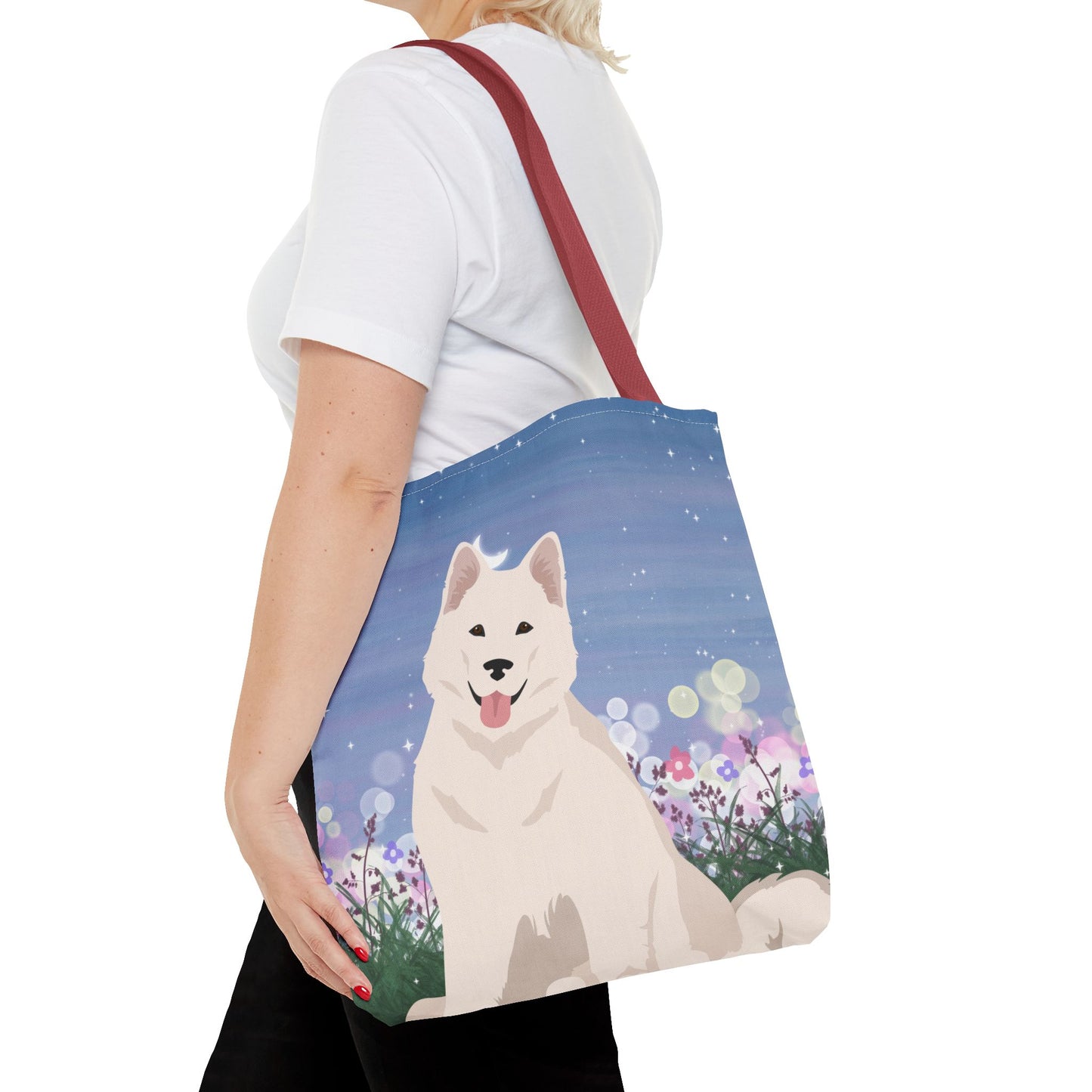 Alaskan Malamute Dog Tote Bag 16x16