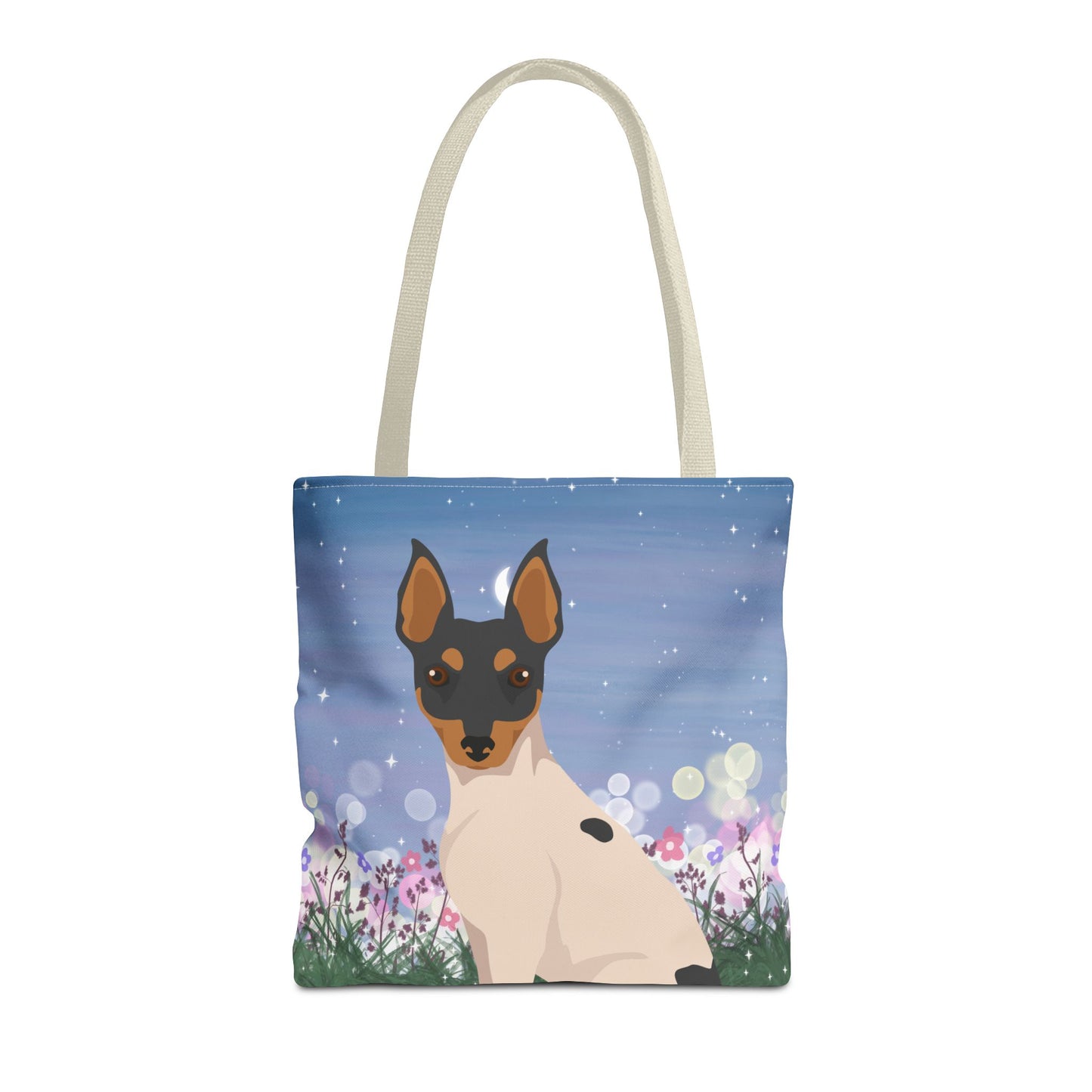 Toy Fox Terrier Dog Tote Bag 16x16