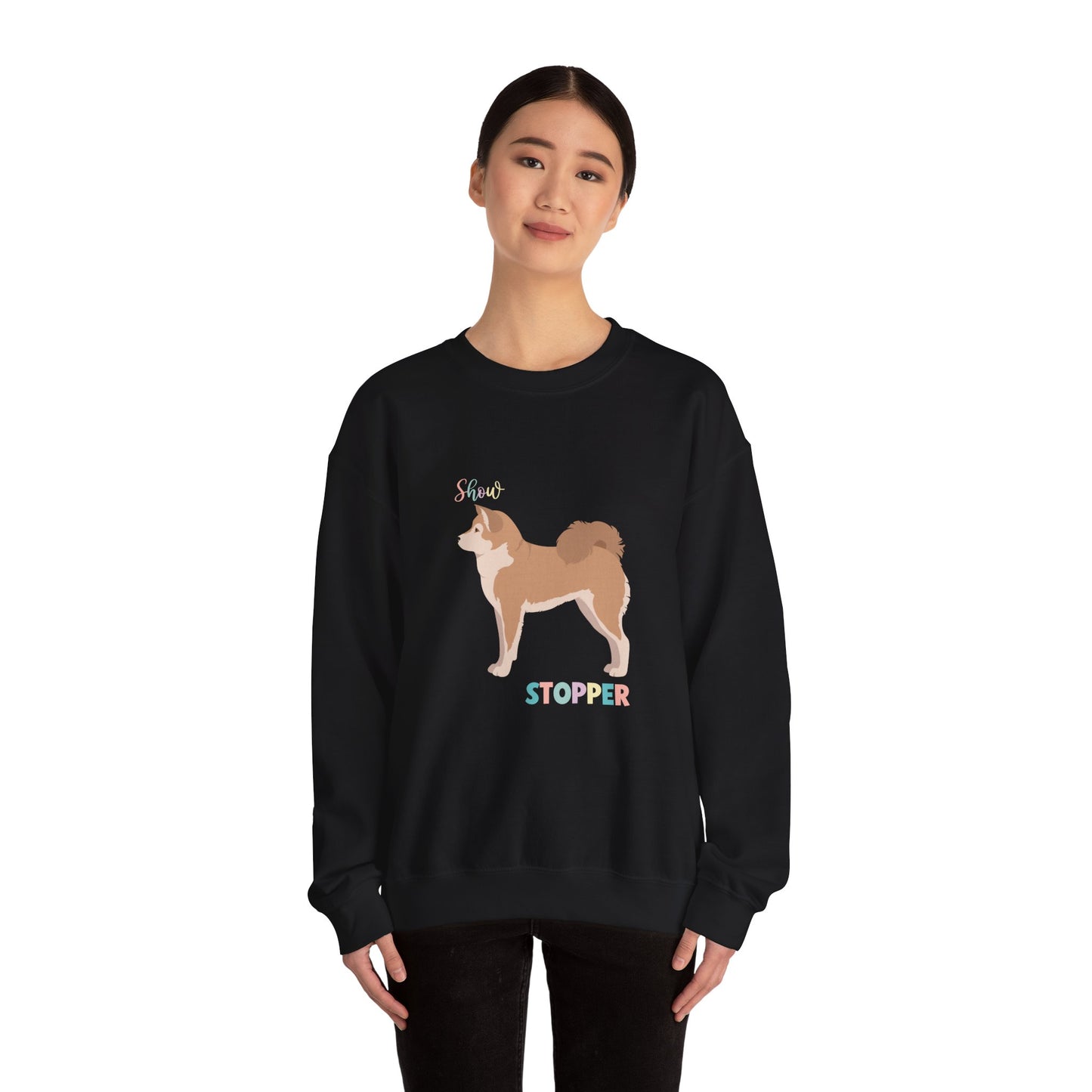 Shiba Inu Dog Unisex Heavy Blend Crewneck Sweatshirt