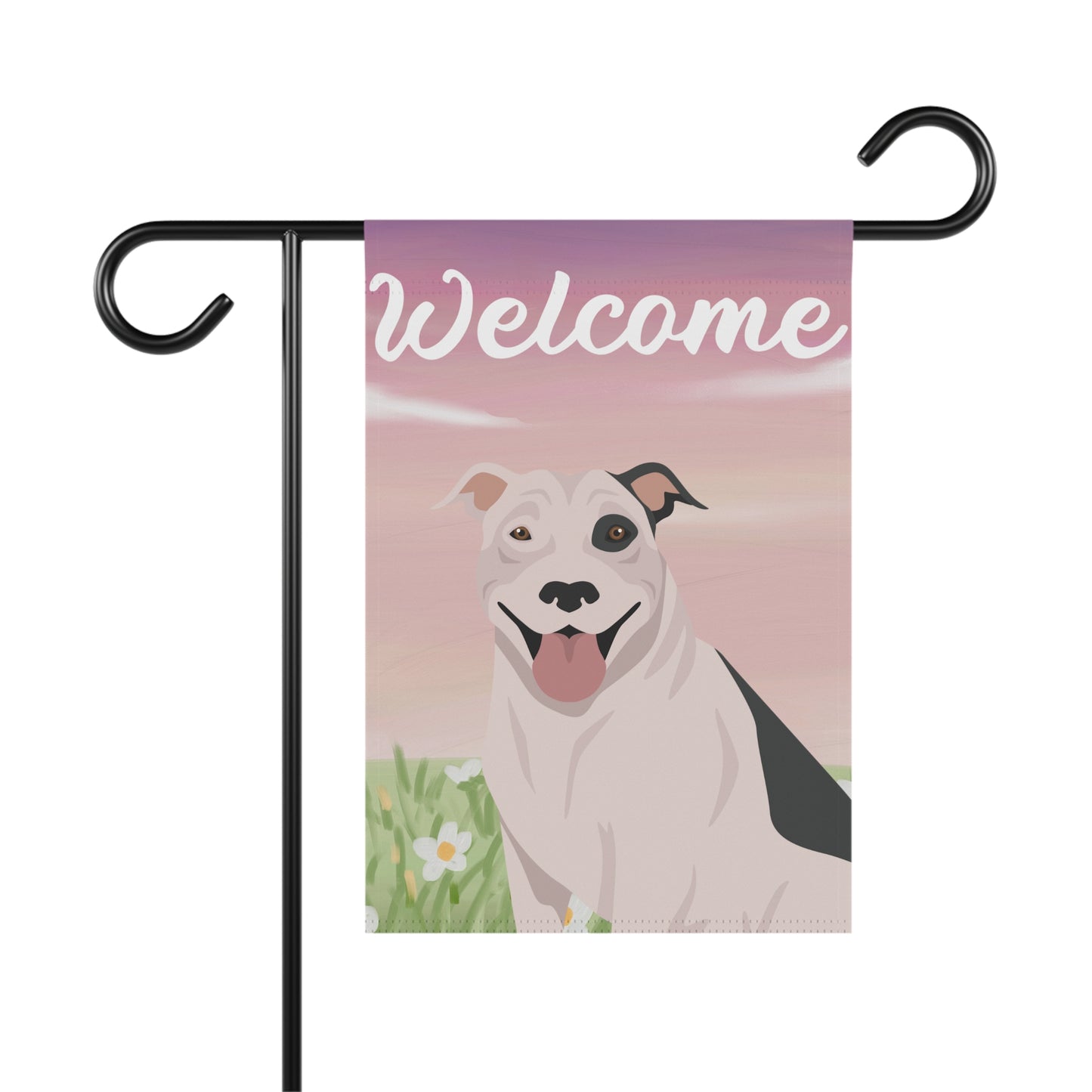 Pit Bull Dog Welcome Garden Flag