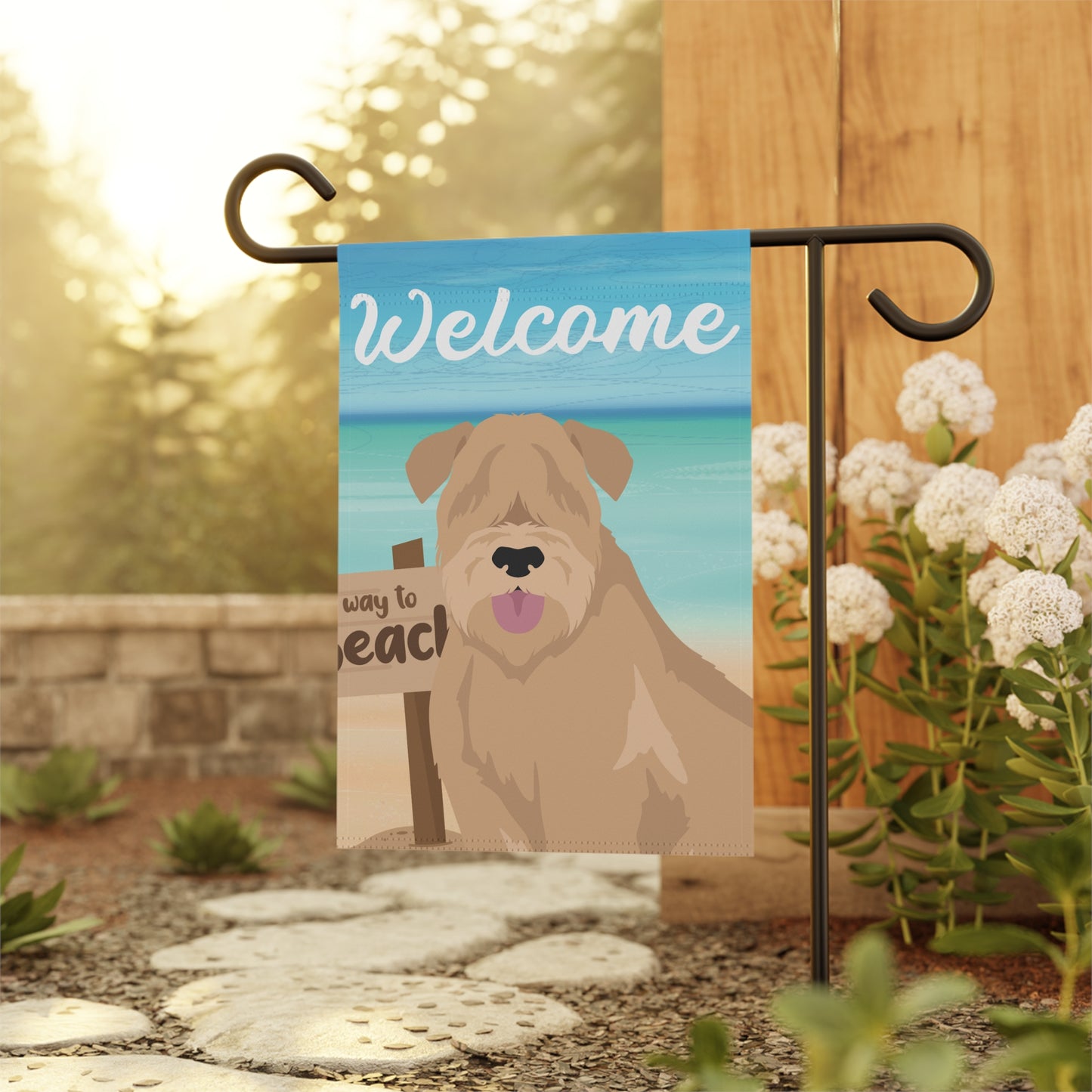 Soft Coated Wheaten Terrier Dog Garden Flag