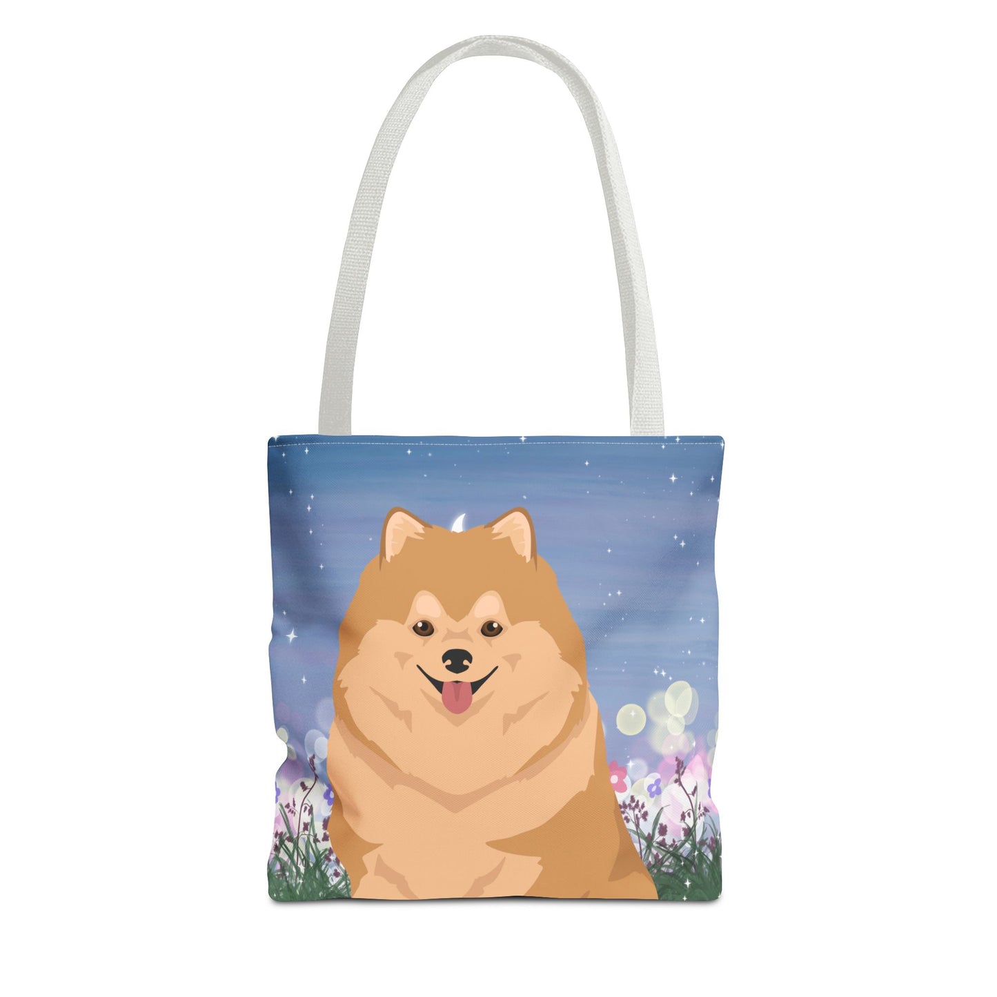 Pomeranian Dog Tote Bag 13x13