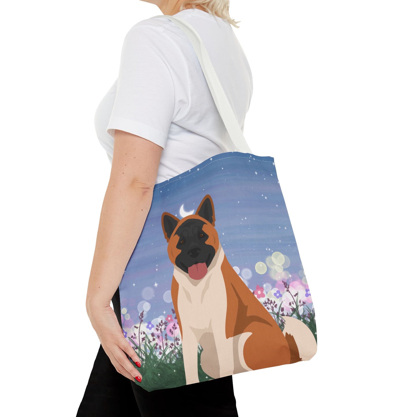 American Akita Dog Tote Bag 16x16