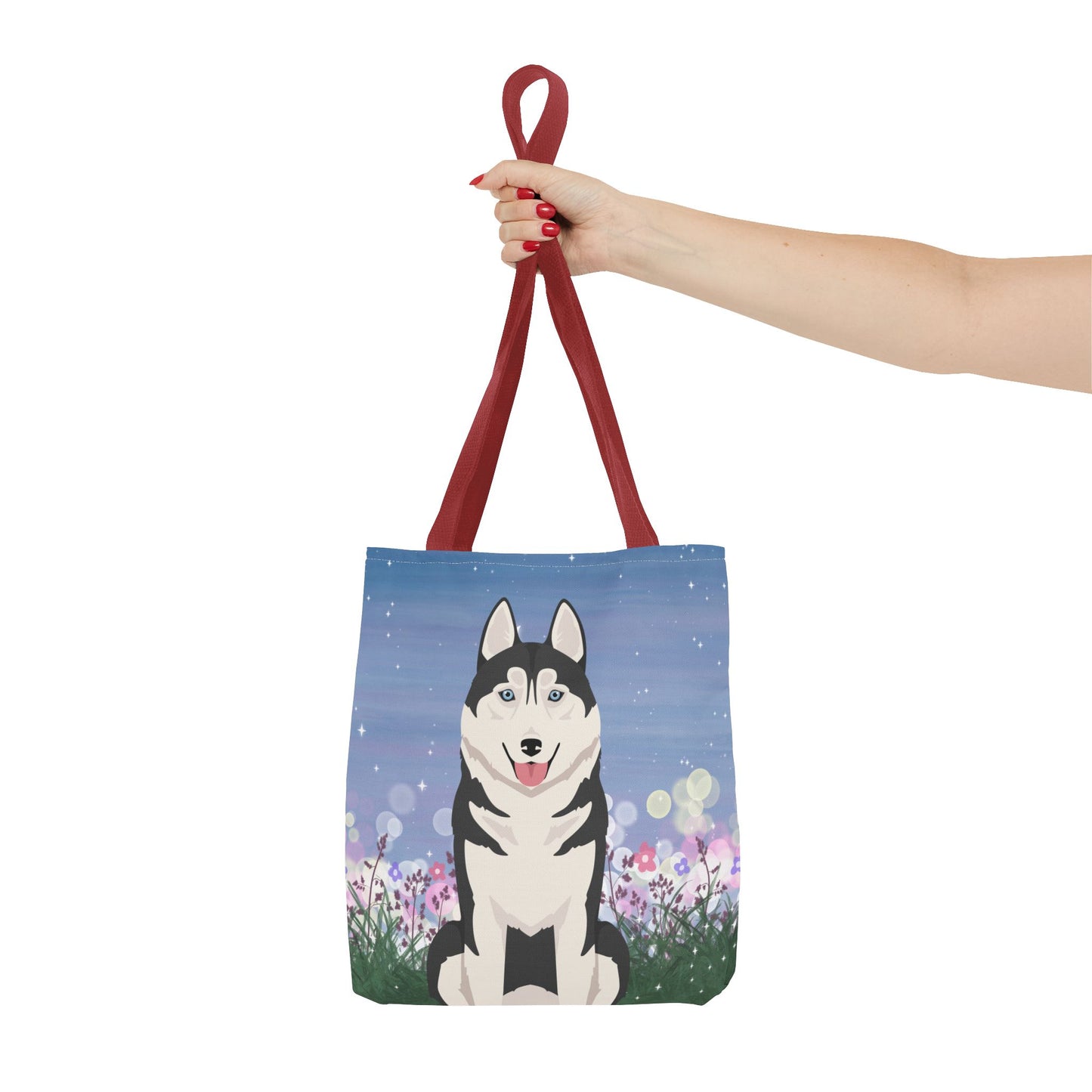 Siberian Husky Dog Tote Bag 13x13
