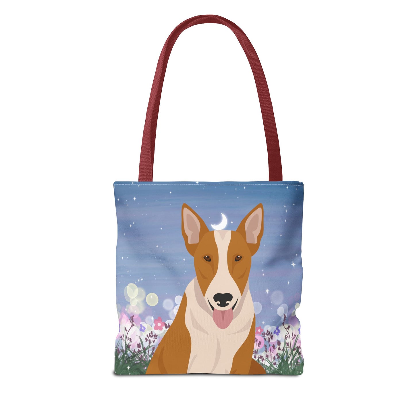 Bull Terrier Dog Tote Bag 13x13