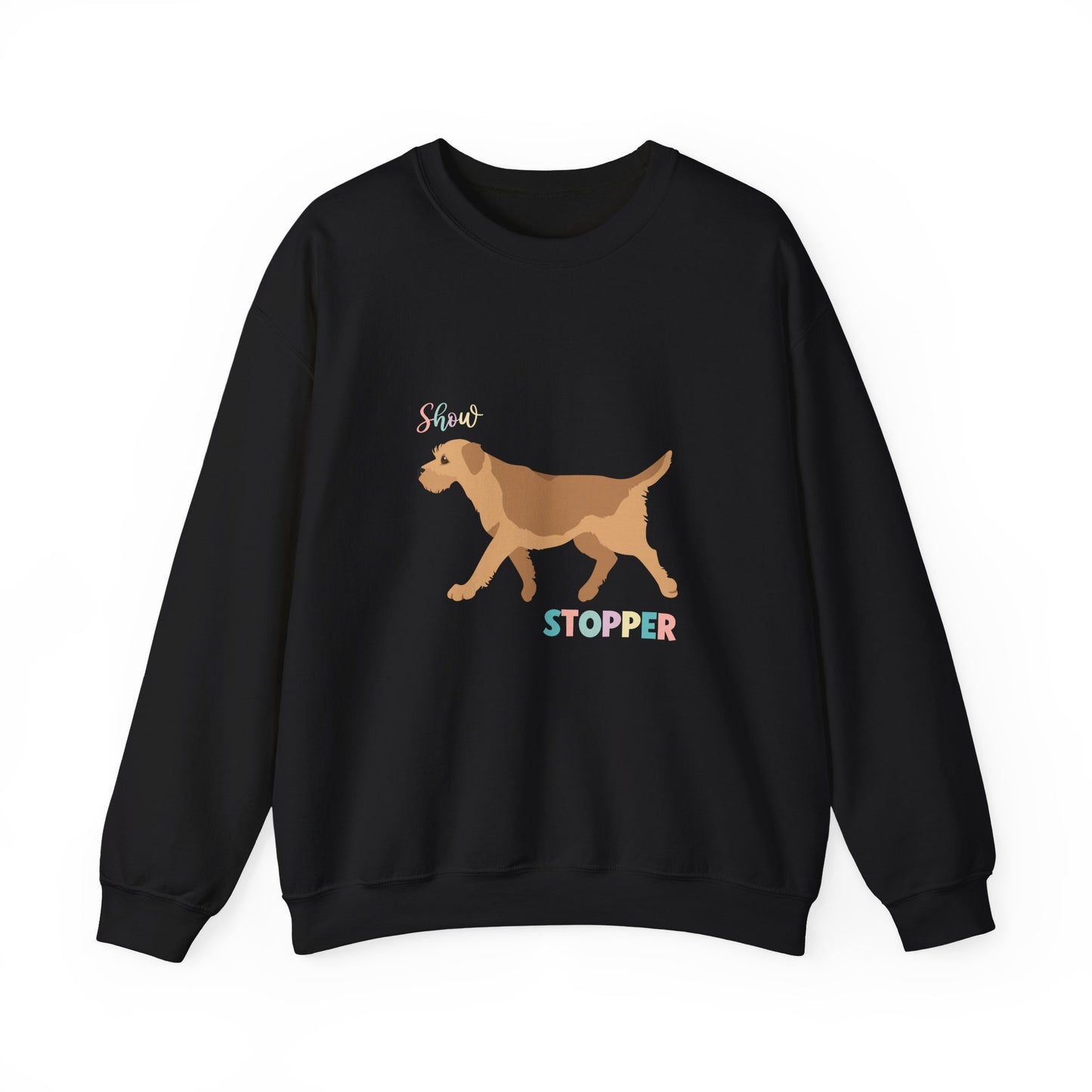 Border Terrier Dog Unisex Heavy Blend Crewneck Sweatshirt