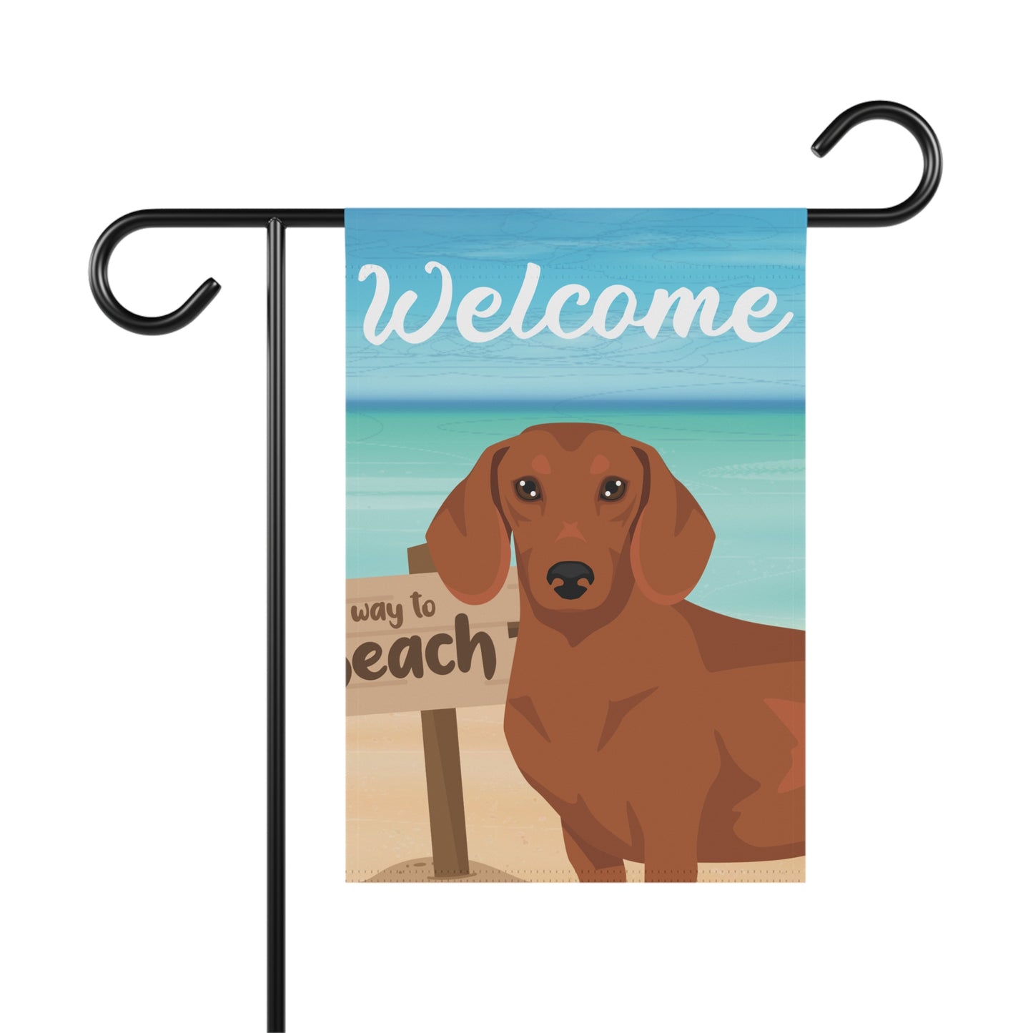 Dachshund Dog Garden Flag