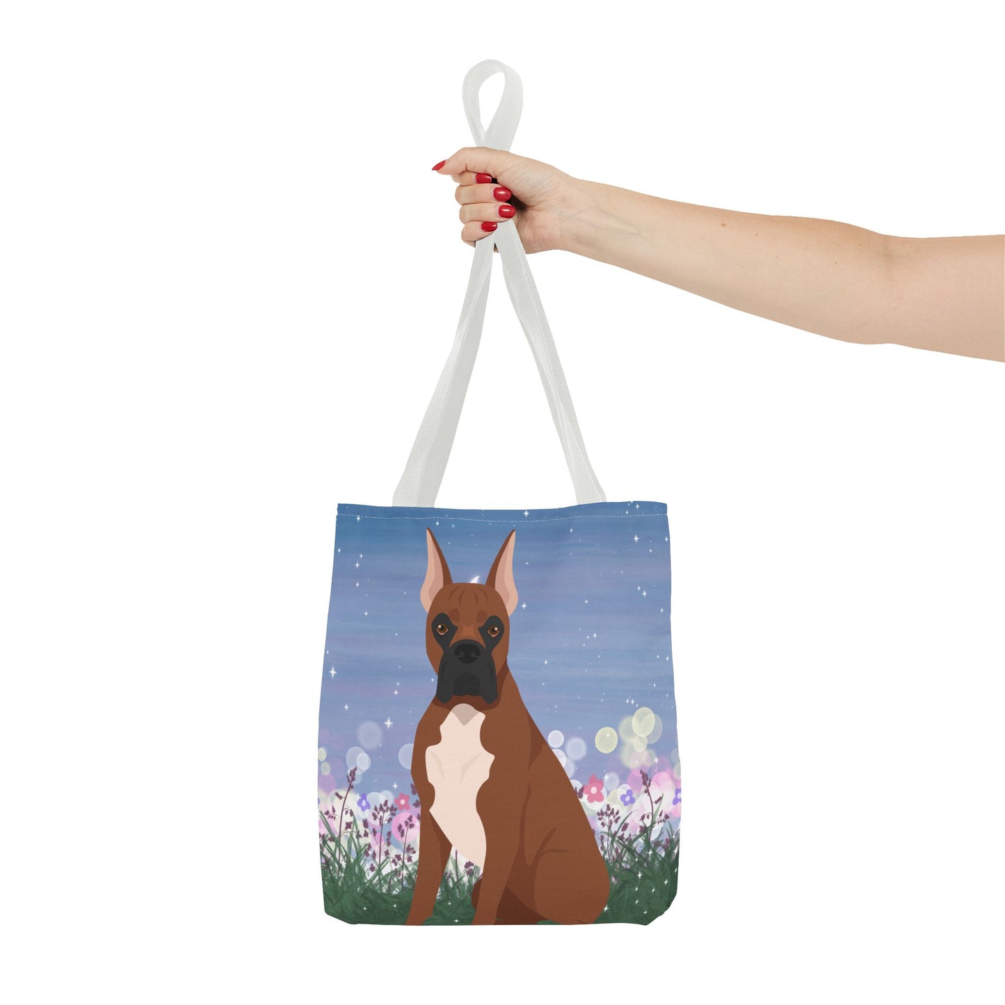 Boxer Dog Tote Bag 13x13