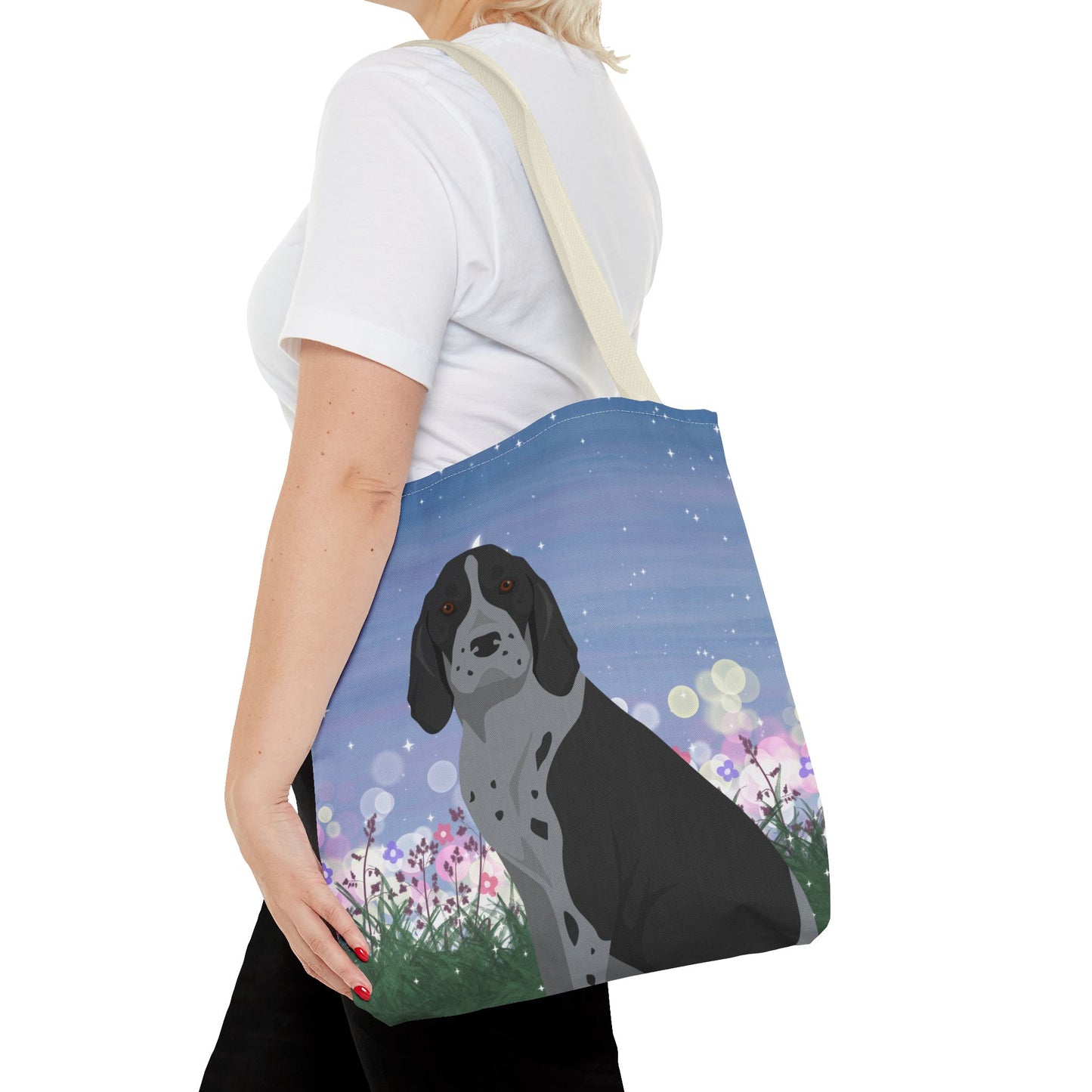 American English Coonhound Dog Tote Bag 16x16