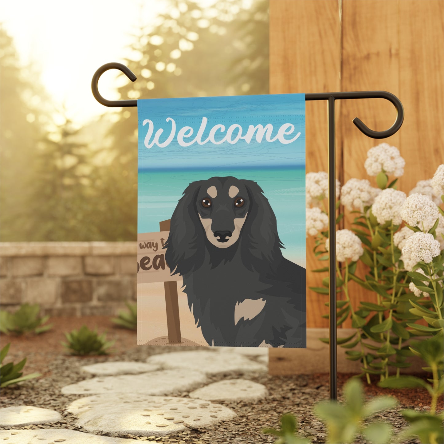Dachshund Dog Garden Flag