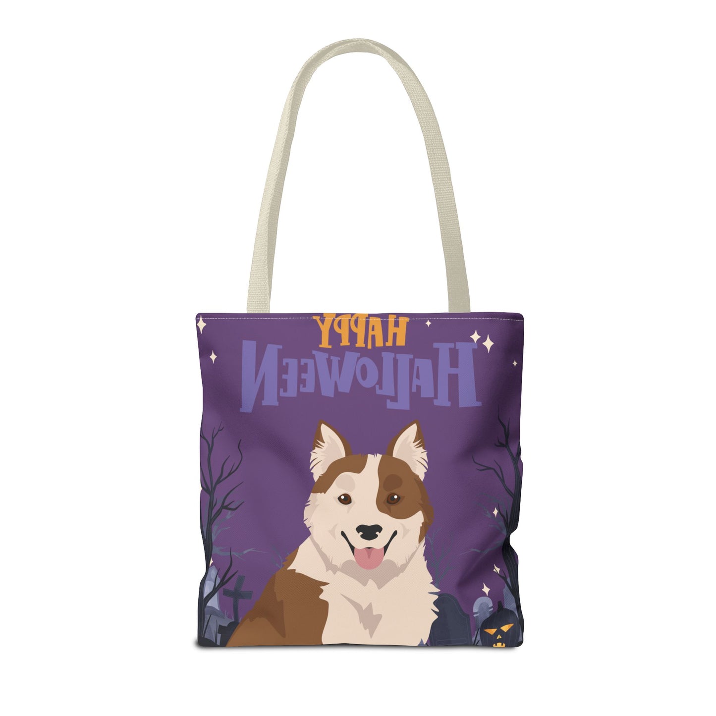 Elo Dog Happy Halloween Tote Bag 16x16