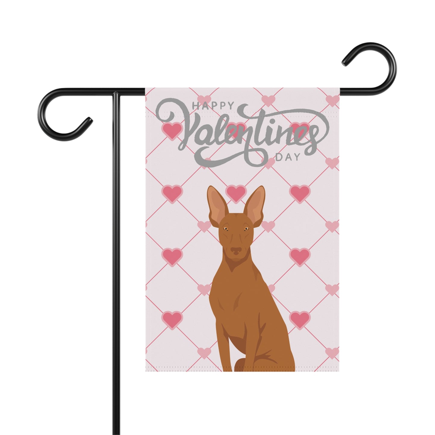 Cirneco dell'Etna Dog Valentines Day Garden Flag