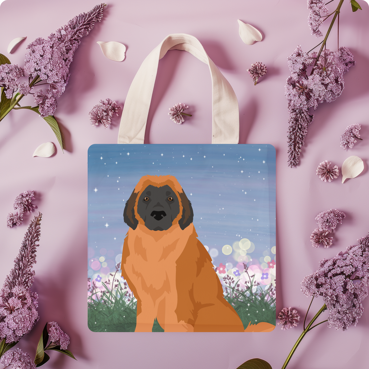Leonberger Dog Tote Bag 13x13