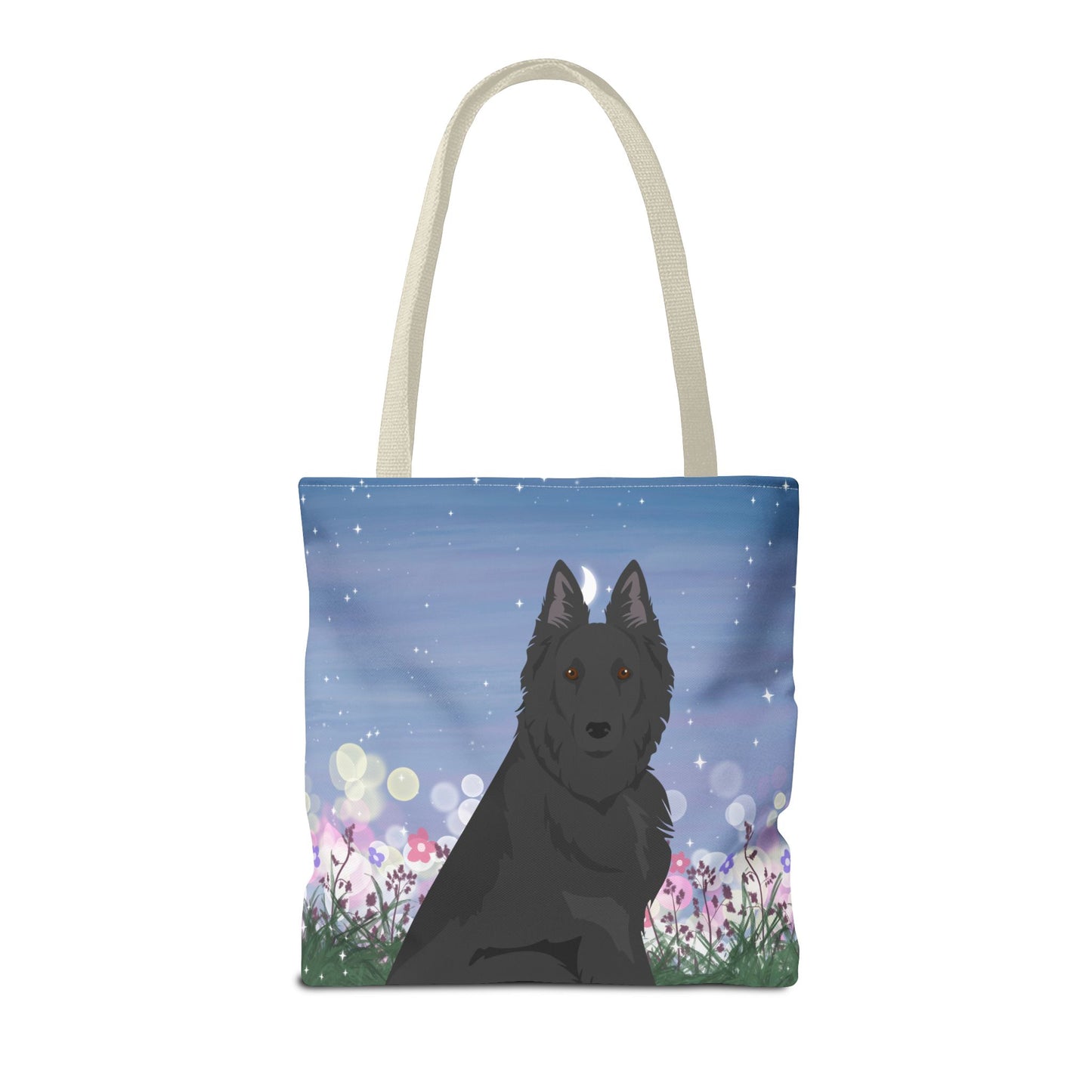 Belgian Sheepdog Dog Tote Bag 16x16