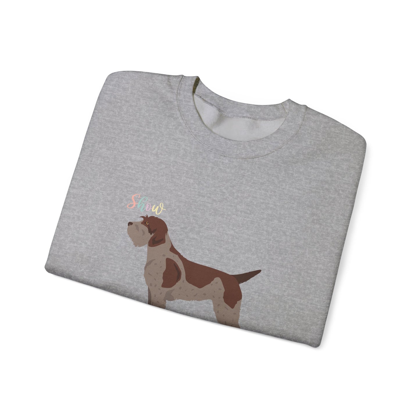 Wirehaired Pointer Griffon Dog Unisex Heavy Blend Crewneck Sweatshirt