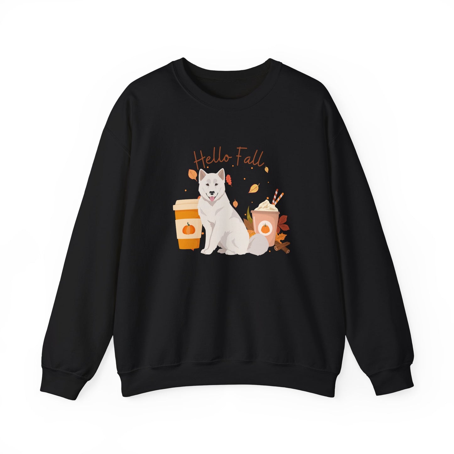 Canadian Inuit Dog Fall Halloween Unisex Heavy Blend Crewneck Sweatshirt