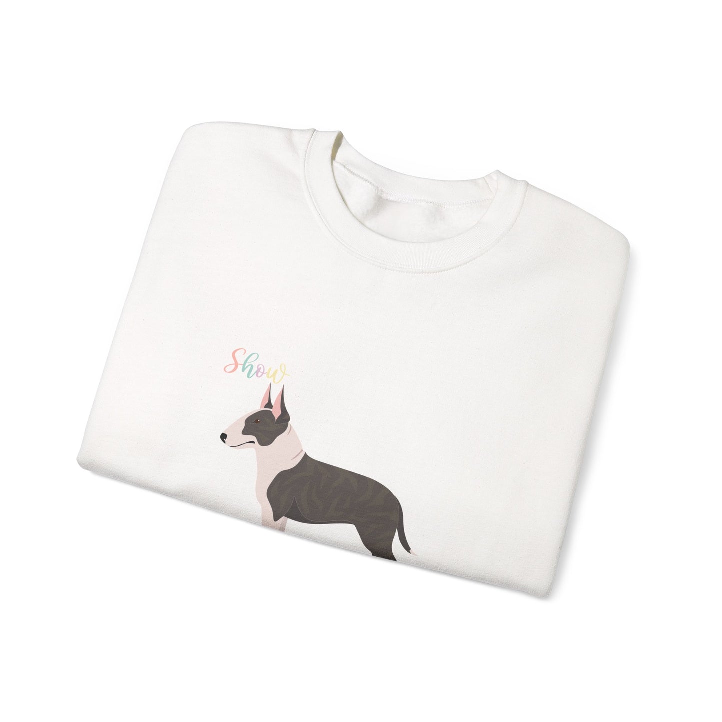 Bull Terrier Dog Unisex Heavy Blend Crewneck Sweatshirt