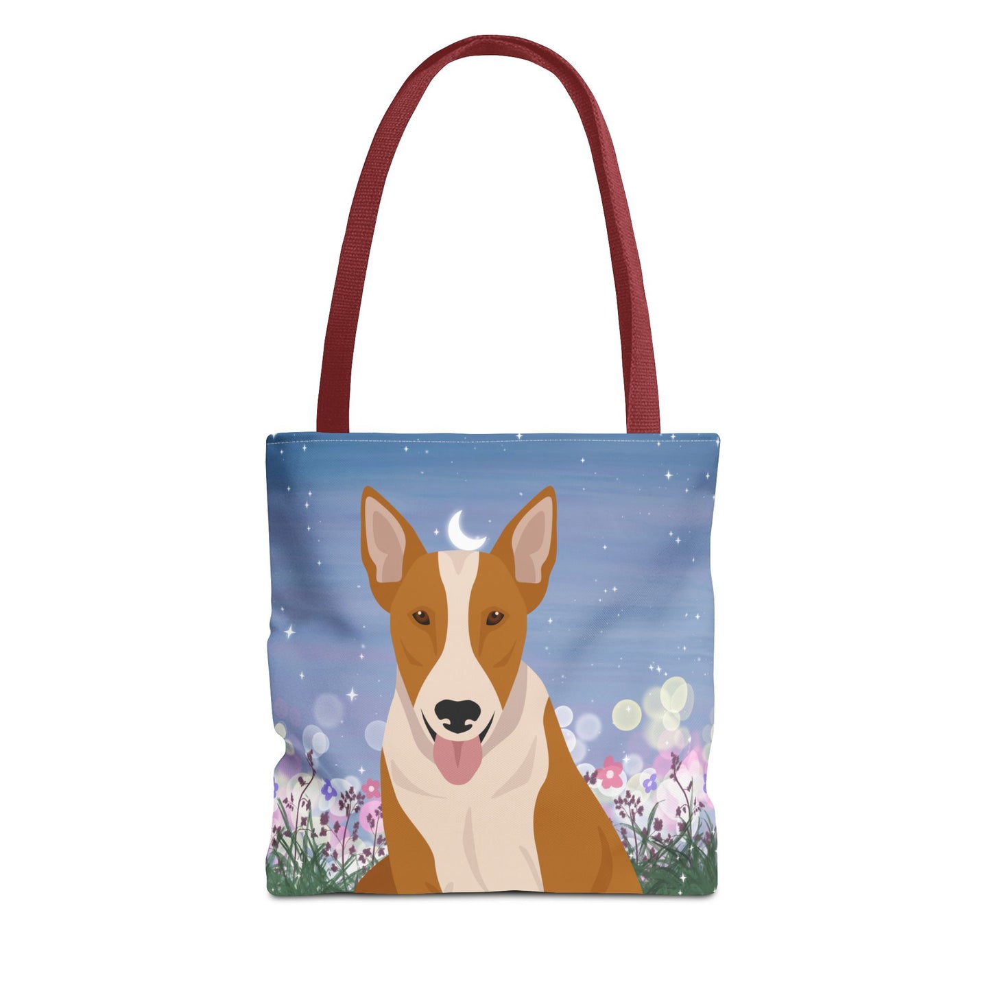 Bull Terrier Dog Tote Bag 13x13