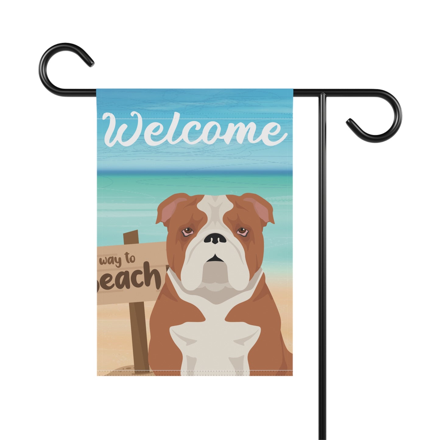 Bulldog Dog Garden Flag