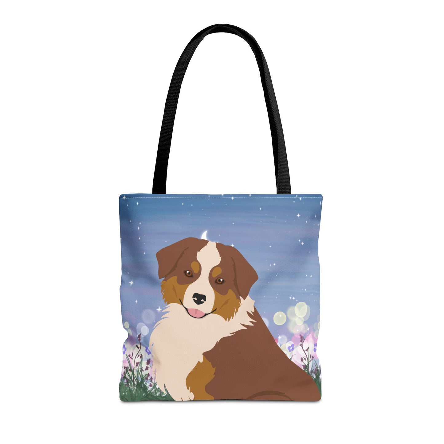 Miniature American Shepherd Dog Tote Bag 16x16