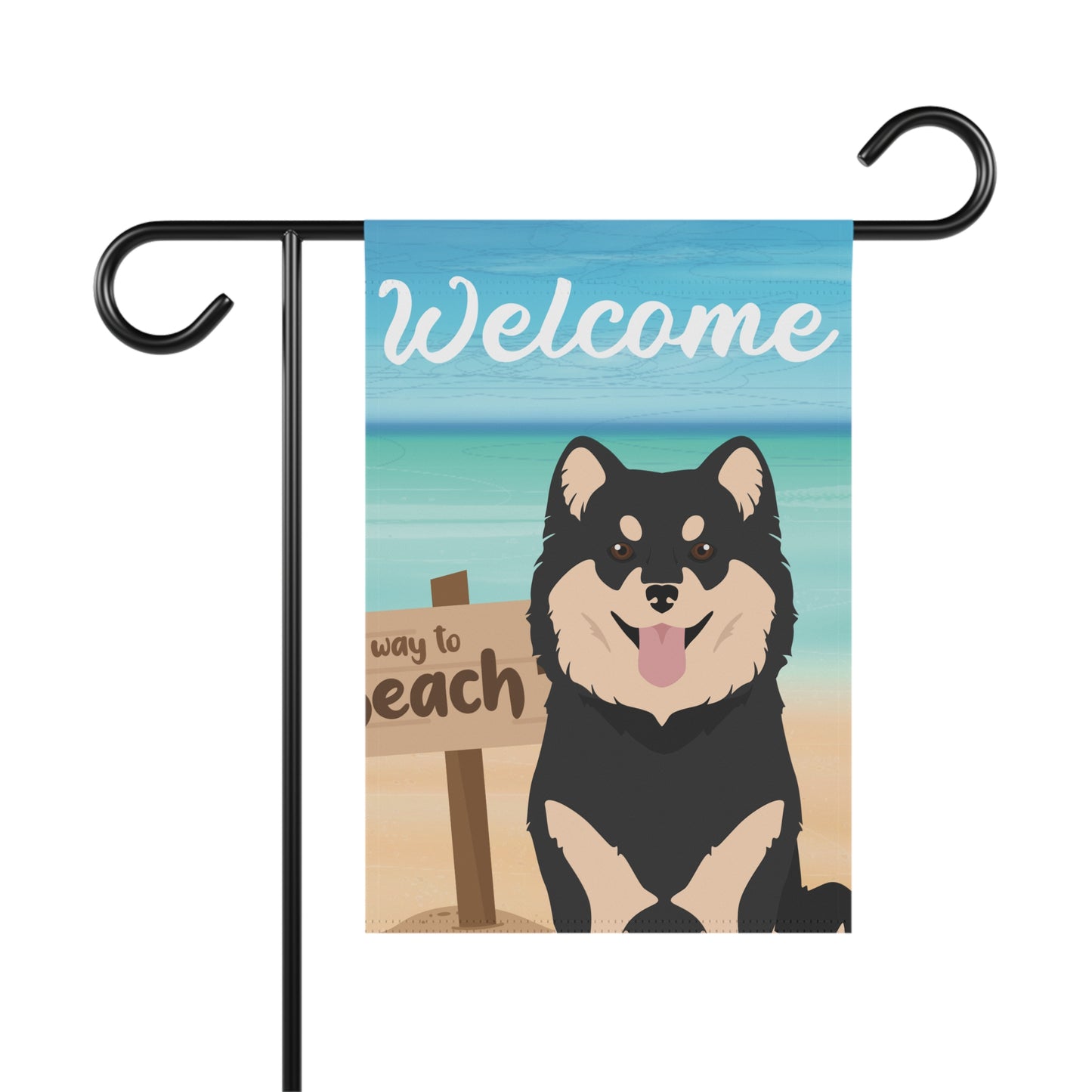 Finnish Lapphund Dog Garden Flag