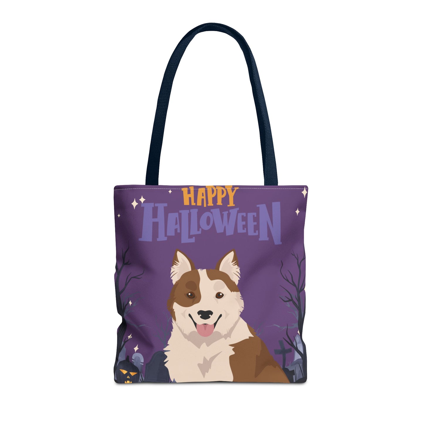 Elo Dog Happy Halloween Tote Bag 16x16