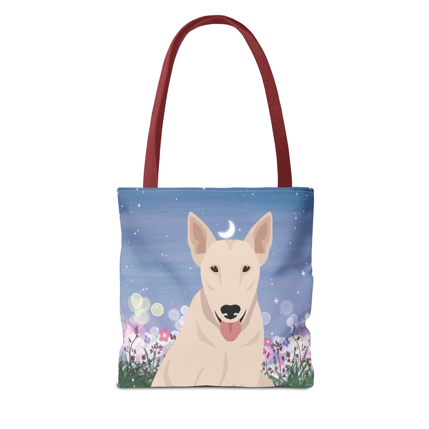 Bull Terrier Dog Tote Bag 13x13