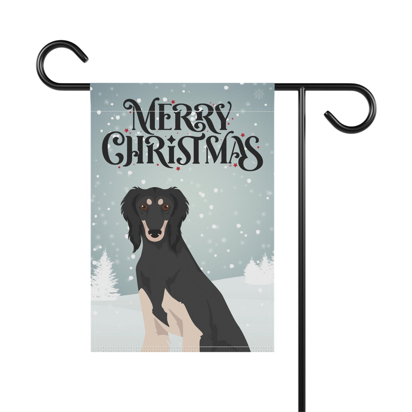 Saluki Dog Garden Flag