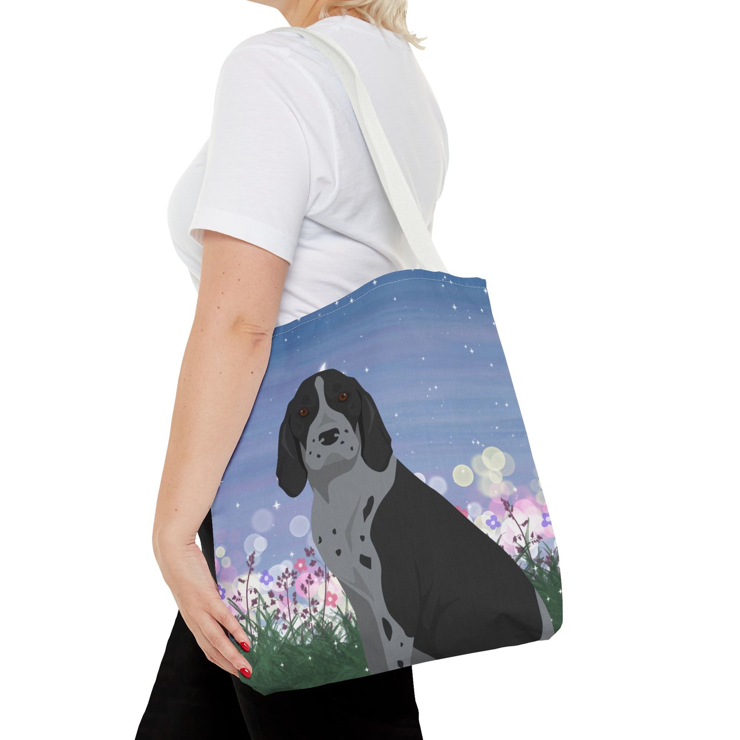 American English Coonhound Dog Tote Bag 16x16
