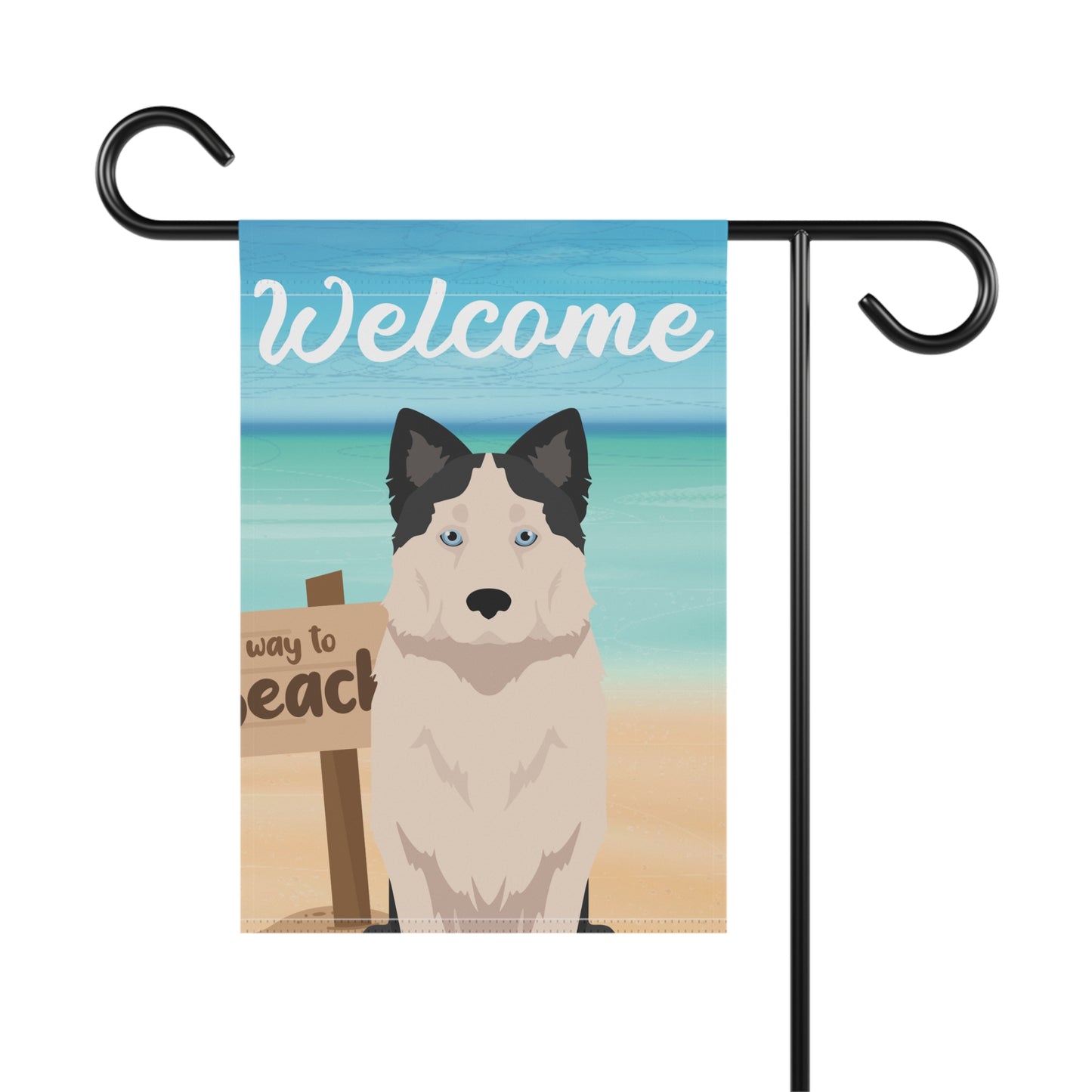 Yakutian Laika Dog Garden Flag