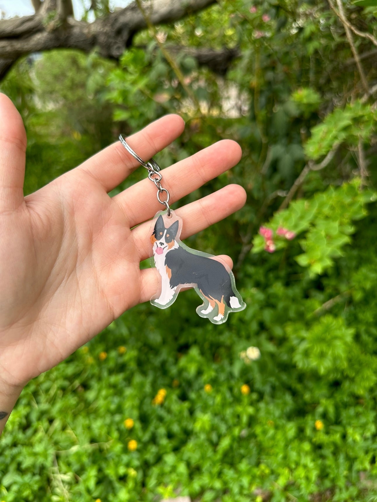 Welsh Sheepdog Dog 2.5in Acrylic Keychain