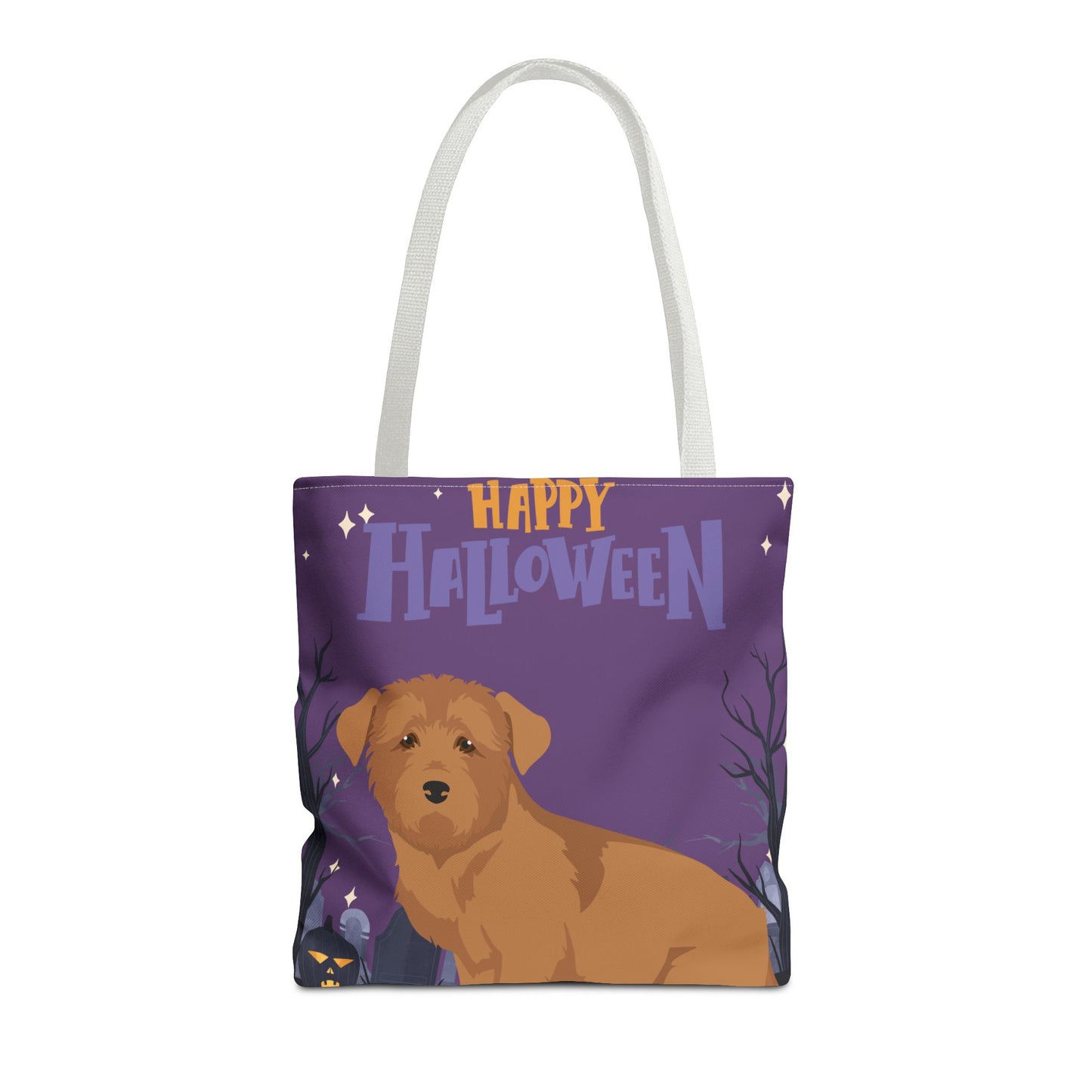Glen Of Imaal Dog Happy Halloween Tote Bag 16x16