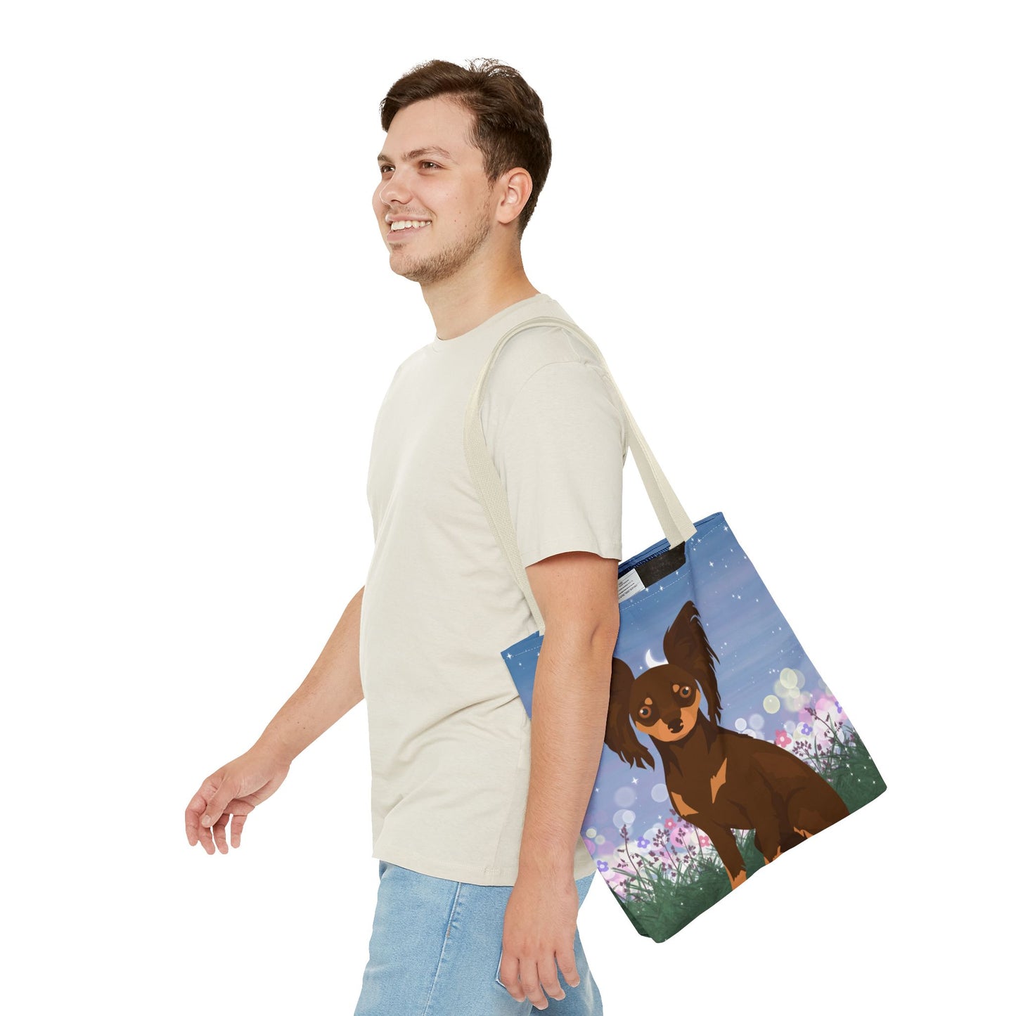 Russian Toy Terrier Dog Tote Bag 16x16